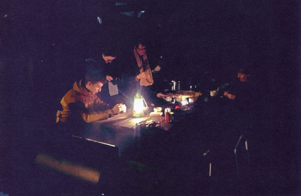 embroidery in the dark
