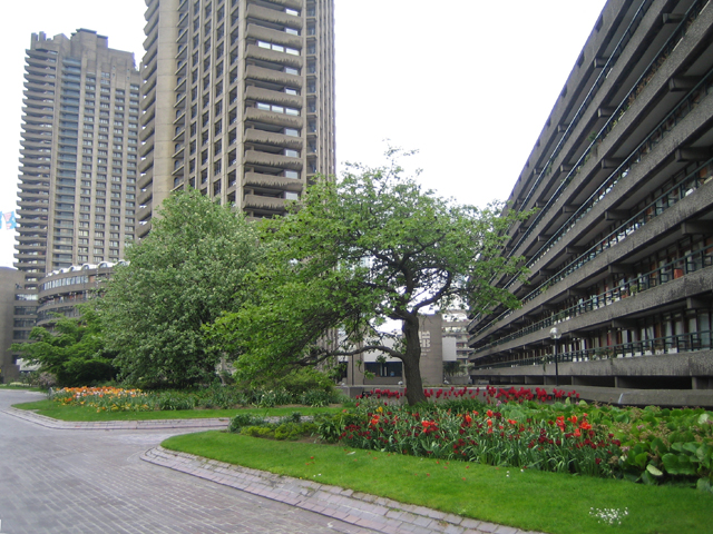 Barbican Estate * (including Beech Gardens, Defoe Gardens, Barbican Wildlife Garden, Lakeside Gardens and Lakeside Terrace)