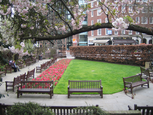 St Andrew Street Garden and Holborn Circus Garden