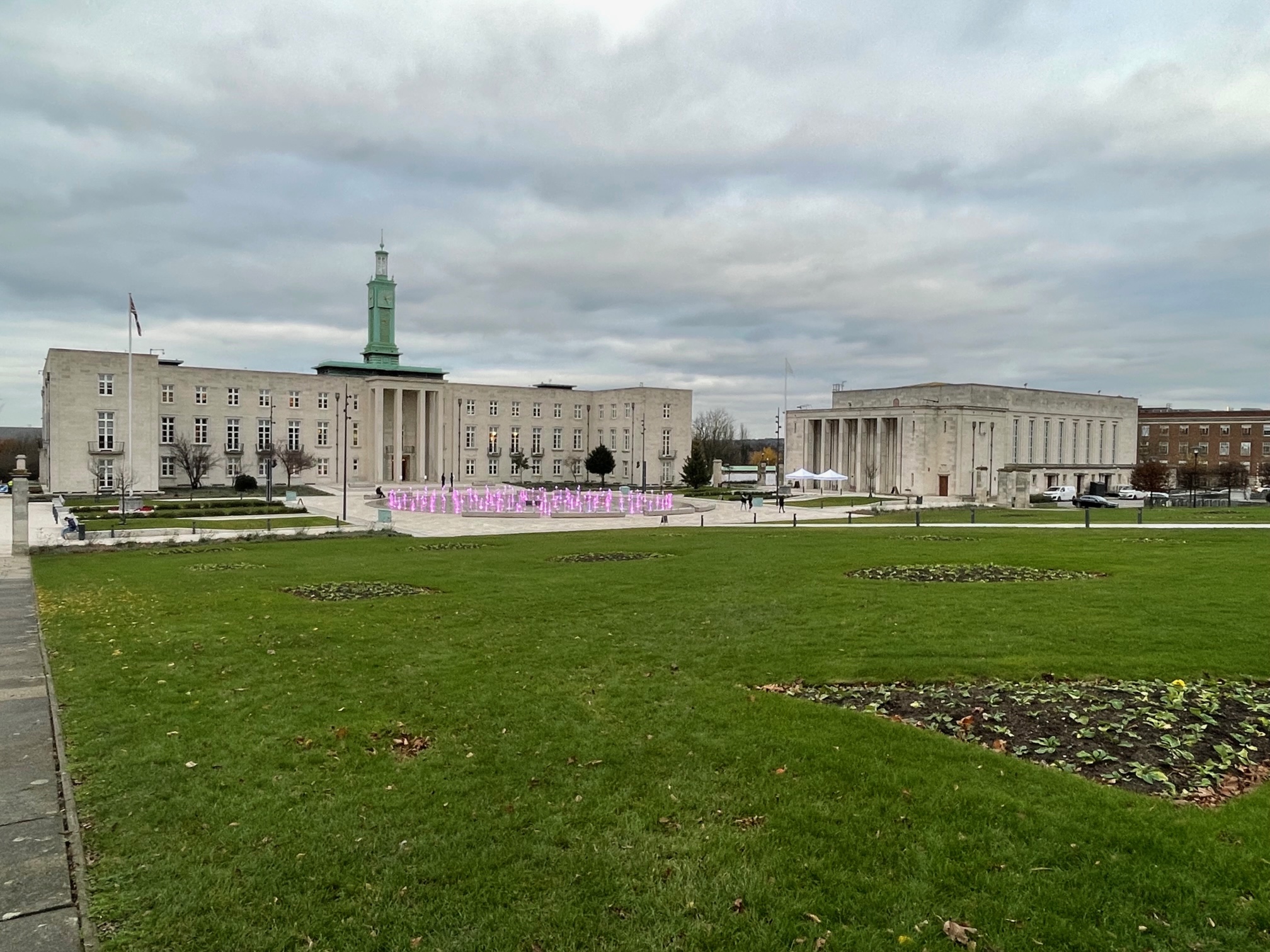 Walthamstow Town Hall Complex and Chestnuts Field, including Fellowship Square; Queen Elizabeth II Memorial Garden