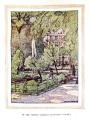 Watercolour of Fountain Court, Nelson Dawson, reproduced from E V Lucas, 'A Wanderer in London', 1906