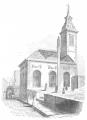 Engraving of St Benet's Paul's Wharf, c1838 reproduced from Godwin, 'The Churches of London' Vol I, 1838