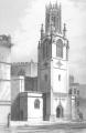 Engraving of St Dunstan's in the West, Fleet Street, 1838 reproduced from Godwin, 'The Churches of London' Vol I, 1838
