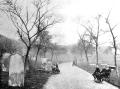 Stepney Churchyard, photograph reproduced from Mrs Basil Holmes, 'The London Burial Grounds', London, 1896