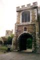 St Margaret's Churchyard, Curfew Tower, May 1999. Photo: S Williams
