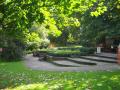 Avenue House Grounds, from terrace path near the house, overlooking Lower Green, September 2008. Photo: S. Williams
