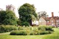 Church Farmhouse Museum Gardens, Pond and well, July 2000. Photo: S Williams