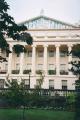 Cumberland Terrace, Central block of terrace from garden, July 2002. Photo: S Williams