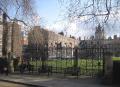 Lincoln's Inn Gardens, New Square with Brewster Gates, February 2010. Photo: S Williams