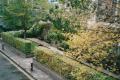 St Alphage Garden viewed  from the elevated pedestrian walk, October 2002. Photo: S Williams