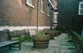 St Andrew-by-the-Wardrobe, Churchyard north of church, November 2002. Photo: S Williams