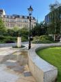 Seething Lane Gardens, with Pepys bust and inscribed paving stones, July 2021. Photograph Sally Williams Seething Lane Gardens, with Pepys bust and inscribed paving stones, July 2021. Photograph Sally Williams