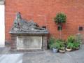 Temple Churchyard, Memorial to Iohannes Hiccocks, June 2010. Photo: S Williams