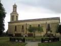 St Matthew's Church Gardens, with memorial garden and fountain, September 2009. Photograph Sally Williams