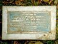 Plaque commemorating King Cole, Meath Gardens. Photo: S Williams
