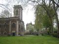 St Matthew's Church and garden to north of church, April 2010. Photo: S Williams