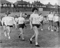 Willesden School folk dancing display in Willesden Sports Ground, 1963. Courtesy of Brent Archives Willesden School folk dancing display in Willesden Sports Ground, 1963. Courtesy of Brent Archives