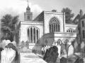 Engraving of Allhallows - Barking S.W. View, 1837 reproduced from Godwin, 'The Churches of London' Vol I, 1838 Engraving of Allhallows - Barking S.W. View, 1837 reproduced from Godwin, 'The Churches of London' Vol I, 1838