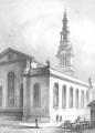 Engraving of Christ Church Newgate Street, 1838 reproduced from Godwin, 'The Churches of London' Vol II, 1839 Engraving of Christ Church Newgate Street, 1838 reproduced from Godwin, 'The Churches of London' Vol II, 1839