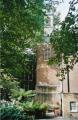 Postman's Park with St Botolph's Aldersgate Church, August 2002. Photo: S Williams Postman's Park with St Botolph's Aldersgate Church, August 2002. Photo: S Williams