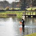 Beckenham Place Park following restoration: wild swimming with float, August 2017. Photograph Rosanna Cavallo. Beckenham Place Park following restoration: wild swimming with float, August 2017. Photograph Rosanna Cavallo.