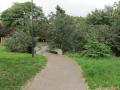 Margaret McMillan Park: stone bridge by John Maine, October 2010. Photograph Sally Williams Margaret McMillan Park: stone bridge by John Maine, October 2010. Photograph Sally Williams